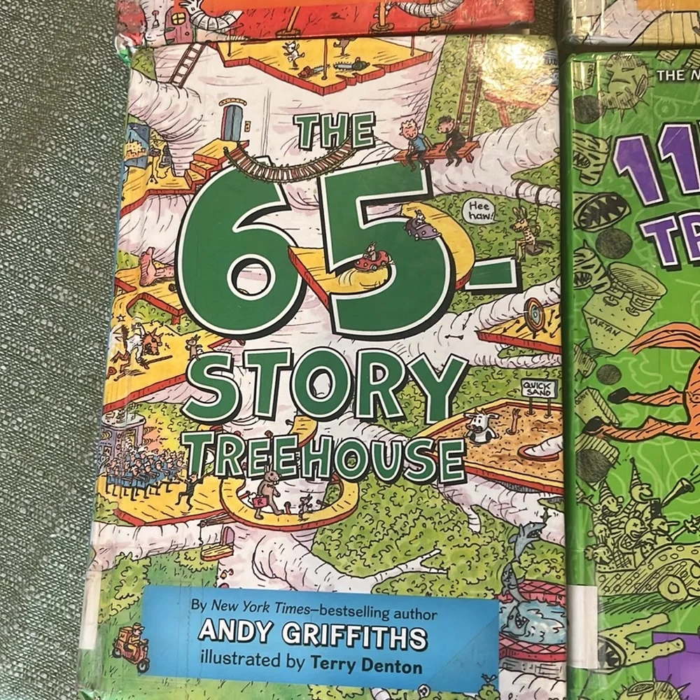 Treehouse Books Collection Andy Griffiths 6 Books Bundle 13, 26, 39, 52, 65, 117